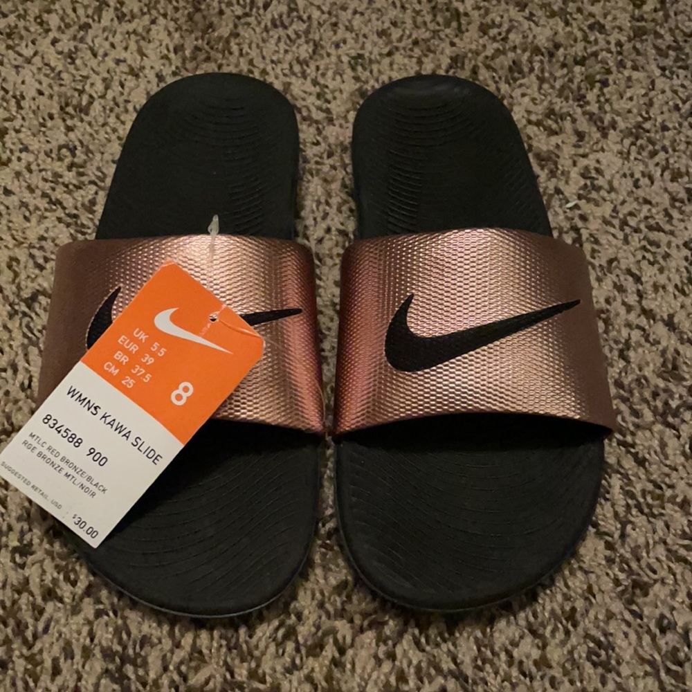 ROSE GOLD SLIDES